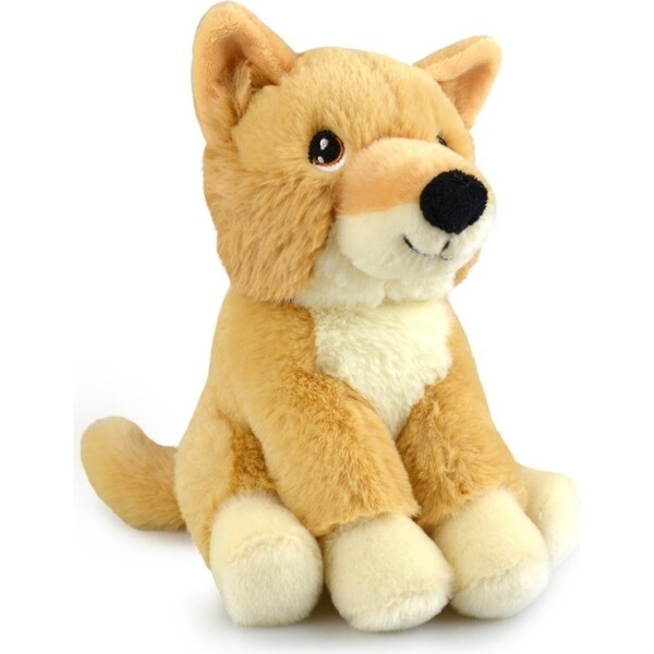 Keeleco Dingo Kids 18cm Souvenir/Gifts Soft Animal Plush Stuffed Toy Yellow 3Y+