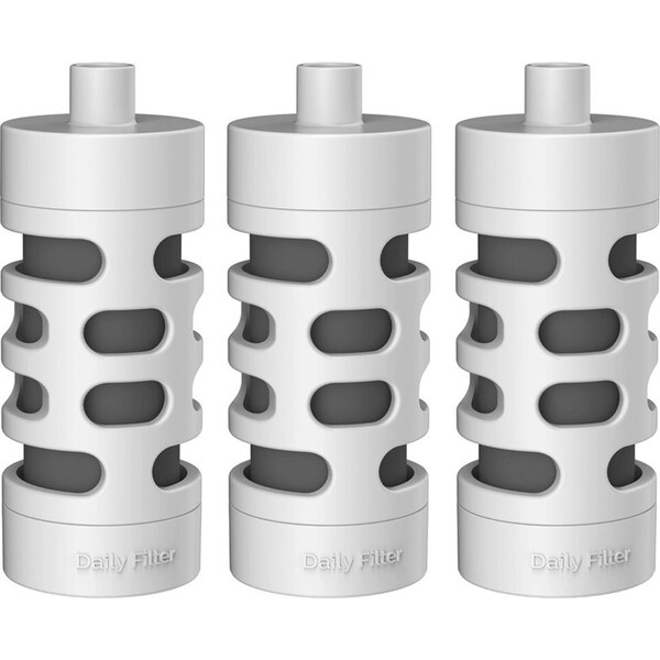 3x Philips Go Zero ACF Daily Filter Cartridge f/ Go Zero Daily Insulated Bottle
