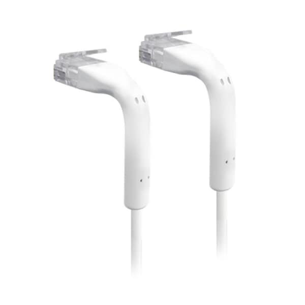 Ubiquiti 2m Bendable Ends CAT6 Ethernet RJ45 Network UniFi Patch Cable White