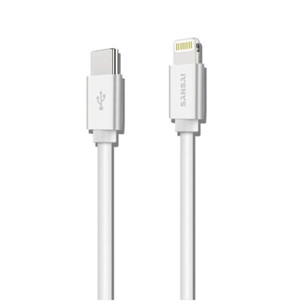 Sansai 1.2m USB-C to 8 Pin Charging/Data Sync Cable for iPhone 12 Pro Max