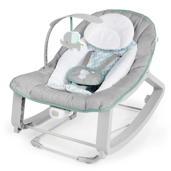 Ingenuity Keep Cozy 3-in-1 65cm Baby Grow w/ Me Bounce/Rocker Seat 0m+ Weaver