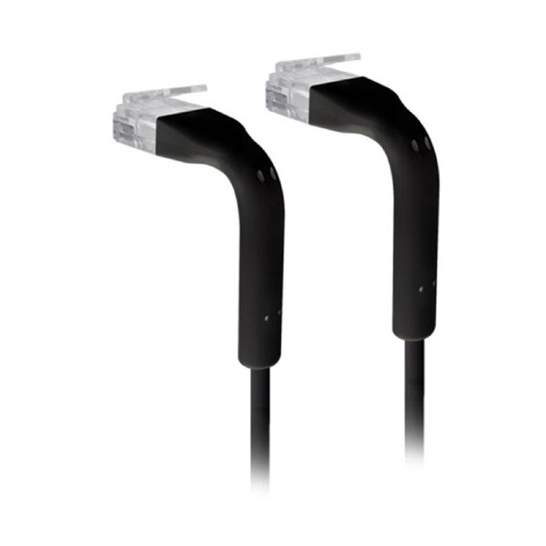 Ubiquiti 1m Bendable Ends CAT6 Ethernet RJ45 Network UniFi Patch Cable Black