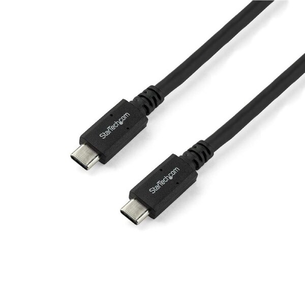 Star Tech 1.8m USB C To USB C Cable 5Gbps - For PC/Laptop/External HDD Black