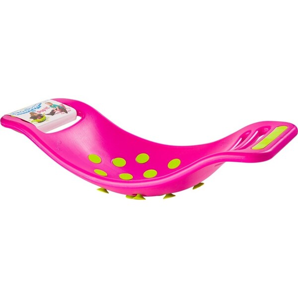 Fat Brain Toy Co. 71cm Teeter Popper Kids Balance Toy/Rocking Seat 3y+ Pink