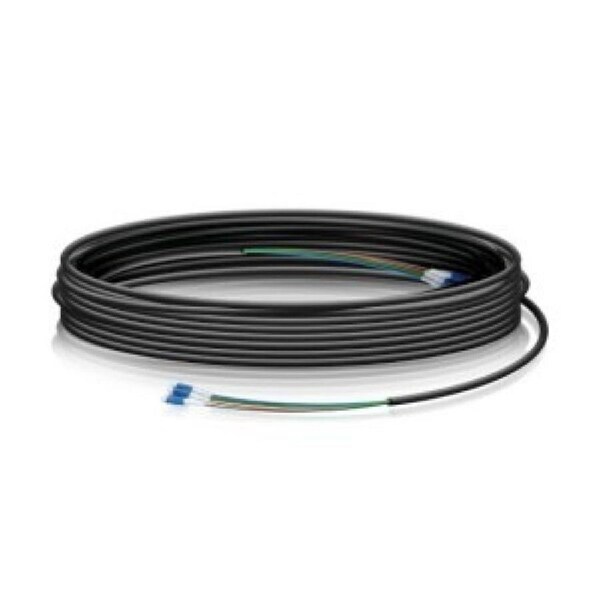 Ubiquiti Single Mode Outdoor LC-LC Water ProofKevlar Fiber Cable 90m Black