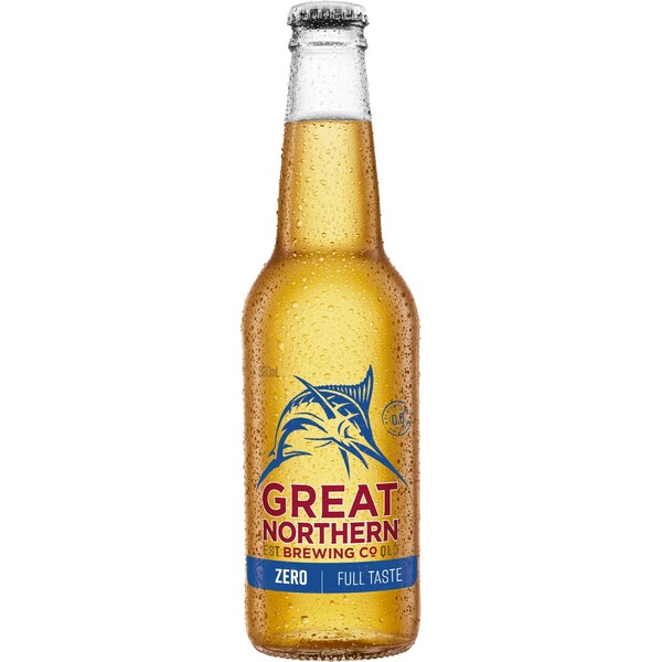 Great Northern Brewing Co Non Alcoholic Beer Bottles Multipack 330ml x 6 Pack