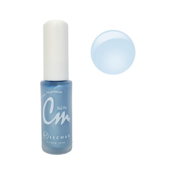 Lechat CM Nail Art Polish Lacquer Enamel Color Madnic NA33 Baby Blue 9.5ml