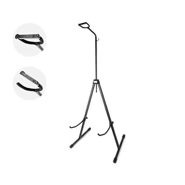 FPS Deluxe Cello/Bass Stand - Heavy Duty, Adjustable Support, Lockable Restraint, Foldable, Suitable for 3/4-4/4 Cellos & Double Bass Sizes