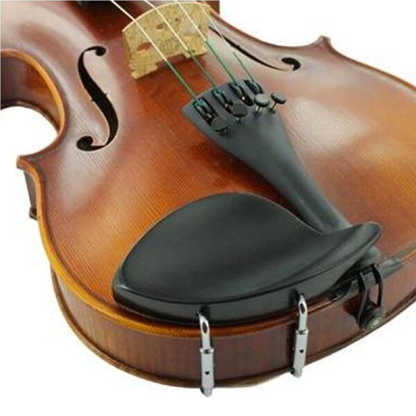 Dresden Style Ebony Violin Chinrest 4/4-3/4 Low Medium Cup