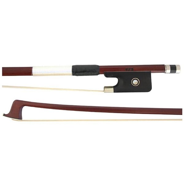 FPS Horsehair Viola Bow - 14in/13in, Ebony Frog, Flexible Stick, Hand-Carved, Student Quality