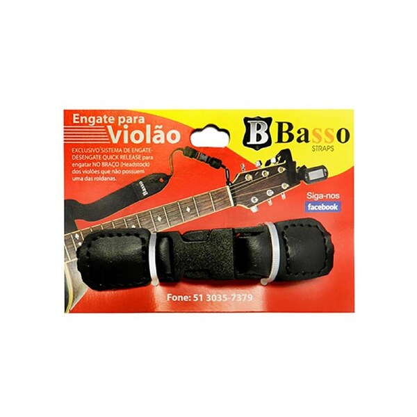 Basso Quick Release Headstock Attachment for Guitar Straps QRV