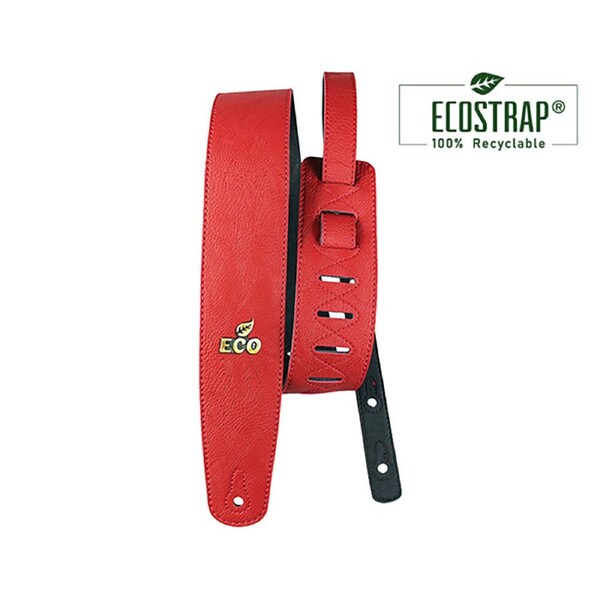 EcoStrap Vegan Guitar Strap - Crimson ECO-04