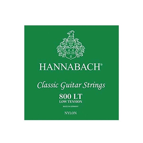 Hannabach Classical 800LT Set - Green (Low Tension)