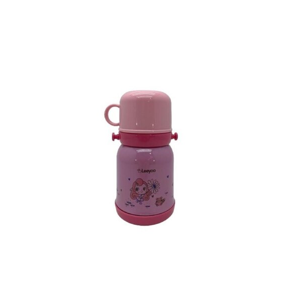 Leeyoo kids vaccum bottle 300ml pink LYBW-3930-2
