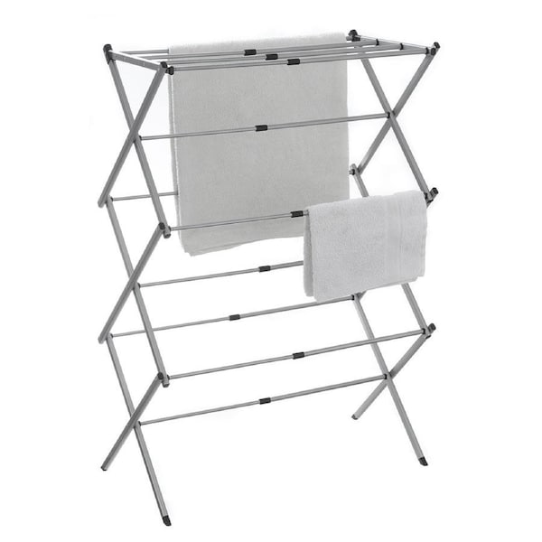 Expandable Clothes Airer Foldable Rack Air Dryer Winged