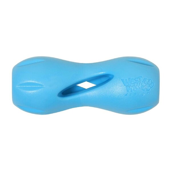 West Paw Qwizl Treat Dispensing Dog Toy - Small - Blue