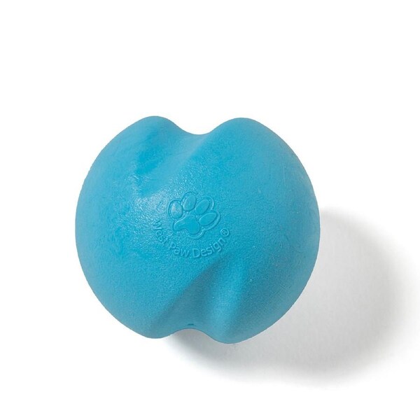 West Paw Jive Zogoflex Fetch Ball Tough Dog Toy - X-Small - Blue