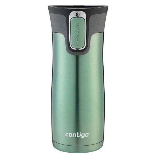 Contigo 473ml Westloop Autoseal Travel Mug Vacuum Insulated Tumbler Jade