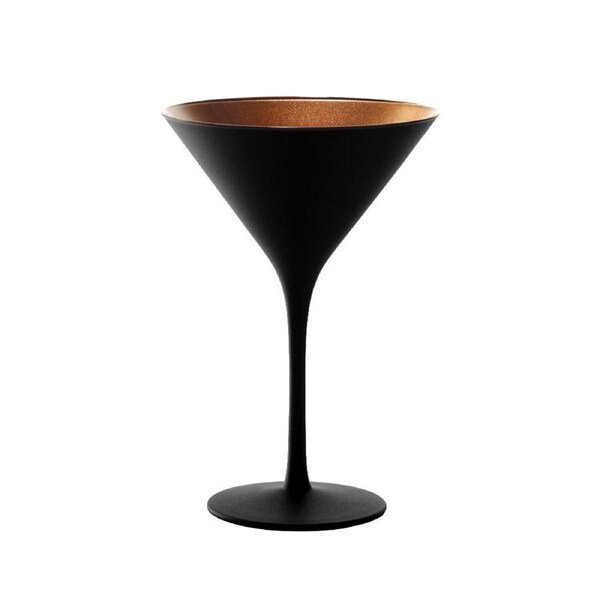 Stolzle Olympic Cocktail Glass 240Ml Black/Bronze X 6