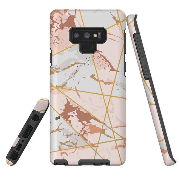 For Samsung Galaxy Note 9 Case Tough Protective Cover Marble Patterned