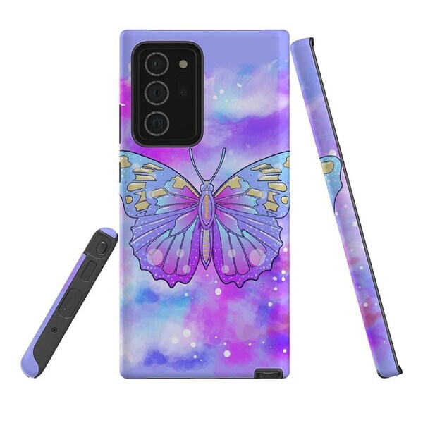 For Samsung Galaxy Note 20 Ultra Case Tough Protective Cover Butterfly Enchanted
