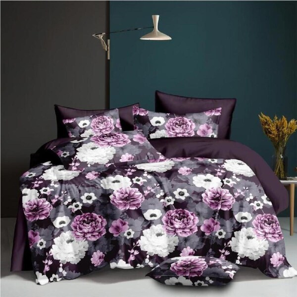 Violet Park Design Quilt Cover Set King Single