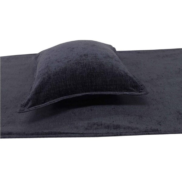 Parker Ink Blue / Black Square Cushion