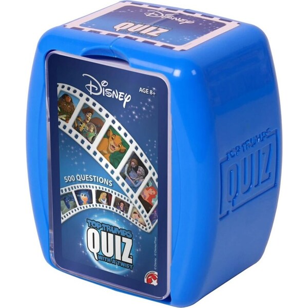 Top Trumps 12cm Disney Quiz With A Twist Card Trivia/Question Game 8y+ Kids Toy
