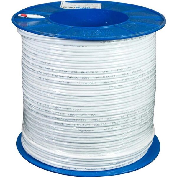 1.5mm Twin Red / Black (100mtr Roll)