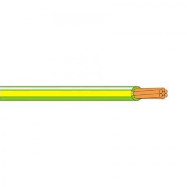 50.0mm Building Wire Green / Yellow Earth (per mtr)