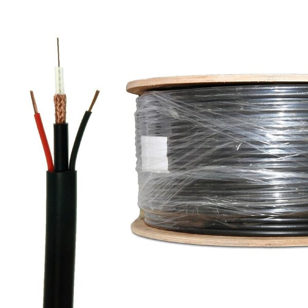 RG59 & FIG8 CCTV Combo Cable (100mtr Roll)