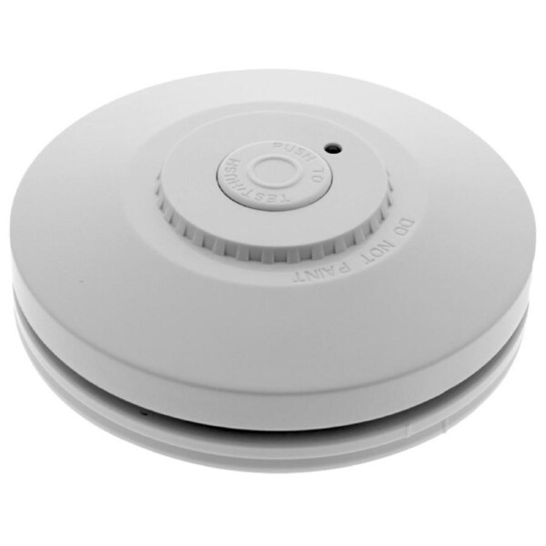 Red Smoke Alarm with Wireless Interconnect & 10 Year Lithium Battery