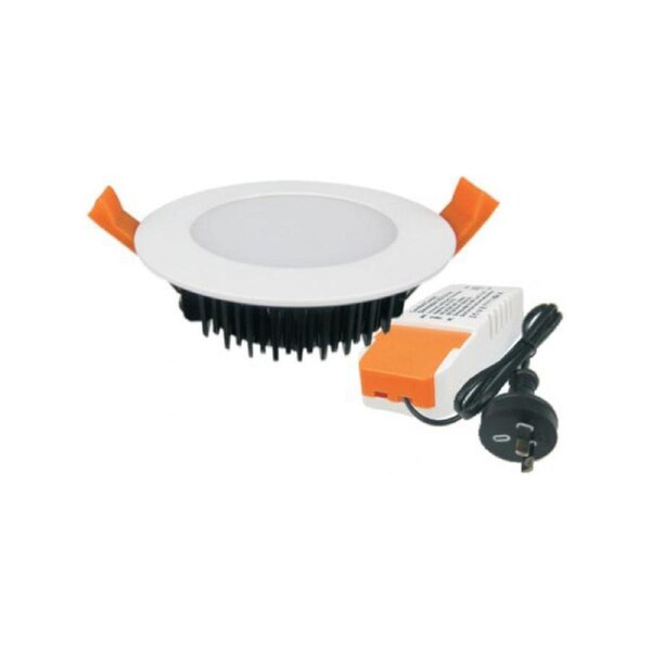 3A 13W Tri Colour Dimmable LED Downlight Kit (90mm Flush Style)