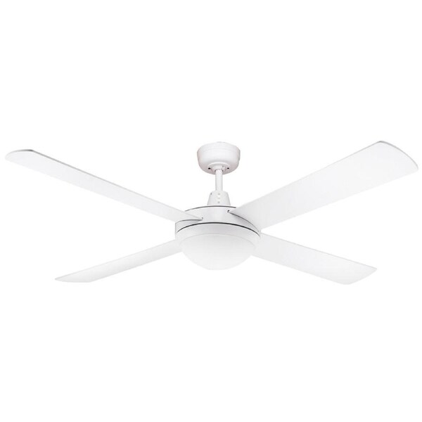 Lifestyle 1300mm Fan + Twin E27 Light White