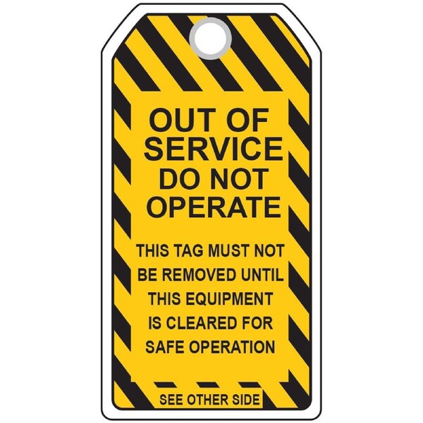Out of Service Tag (5 Pack)