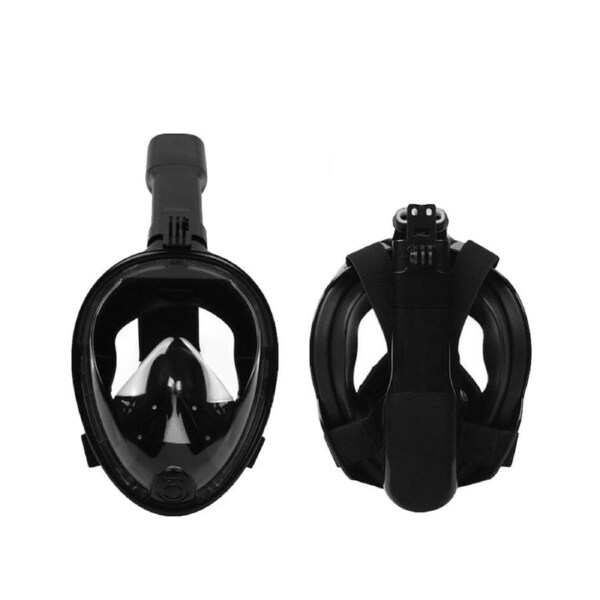 Full Face Diving Seaview Snorkel Snorkeling Mask Swimming Goggles for AU S/M Black