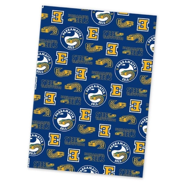 Parramatta Eels NRL Rugby League Wrapping Paper Gift Wrap