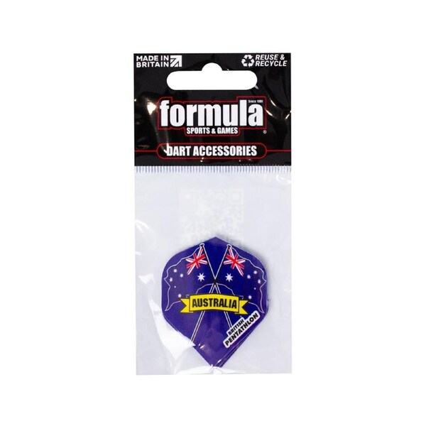 Formula Sports Australian Flag Dart Flights set of 3 Australia Day Aussie