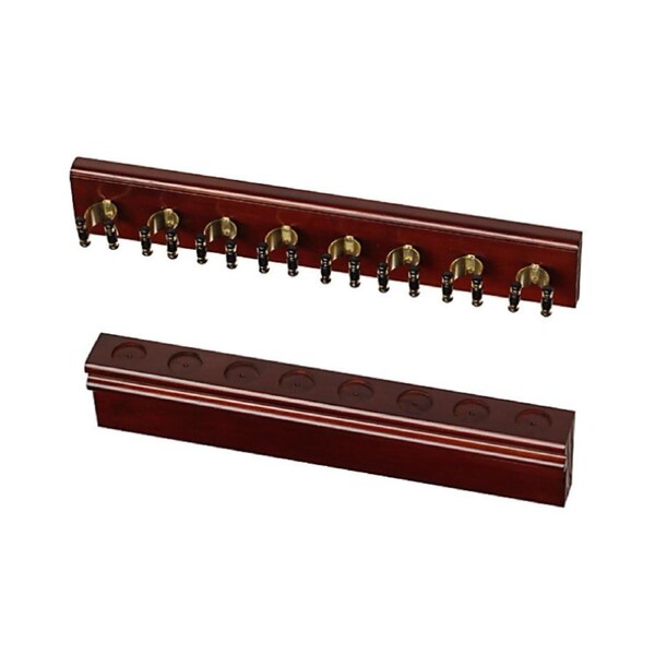 Pool Snooker Billiard Cue Rack Rosewood Holds 8 Sticks