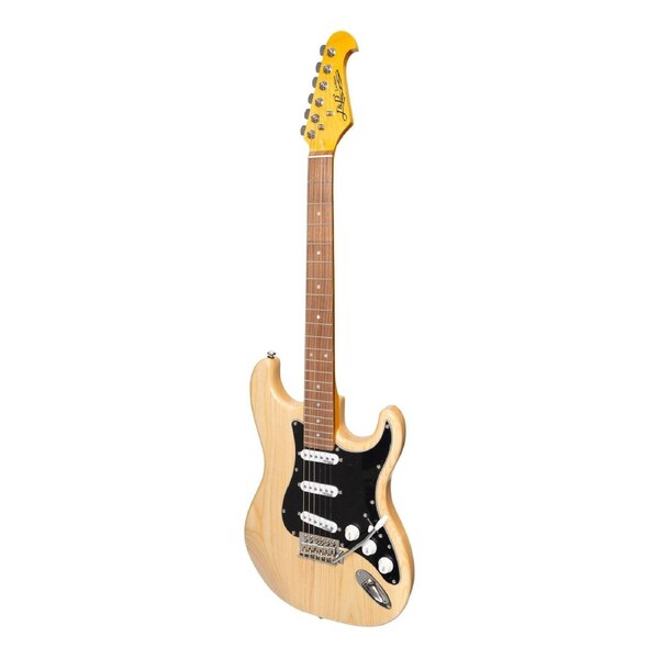 J&D Luthiers Traditional ST-Style Electric Guitar Natural Satin JD-DST-STN 6-String Solid Euro Ash with Wilkinson Pickups