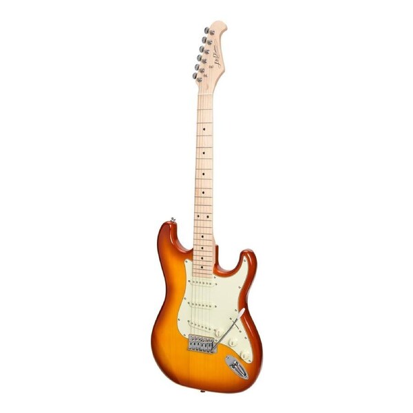J&D Luthiers JD-ST11-HB Traditional ST-Style Electric Guitar Honeyburst