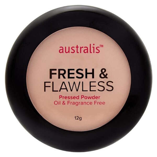Australis AC Fresh and Flawless Pressed Powder Makeup - Premium Tan Matte