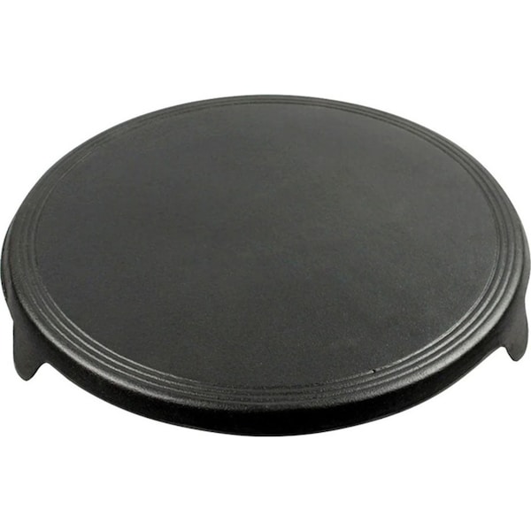 SOGA 33CM Reversible Round Cast Iron Crepes Pan Baking Cookie Pancake Pizza Bakeware