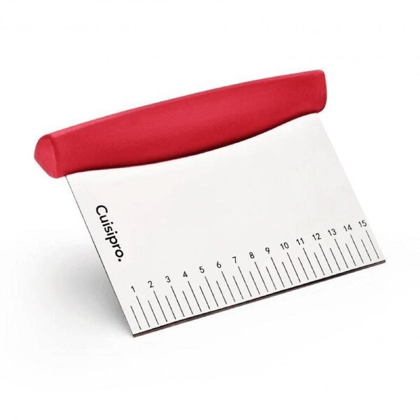 Cuisipro Stainless Steel Dough Cutter Red #39041