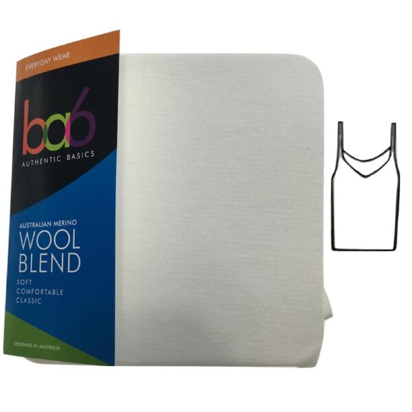 Ladies Wool Blend Camisole Singlet Top Slim Fit Thermal Underwear Sleeveless Extra Small (10)