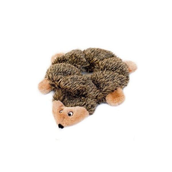 Zippy Paws Loopy Hedgehog Plush Dog Squeaker Toy