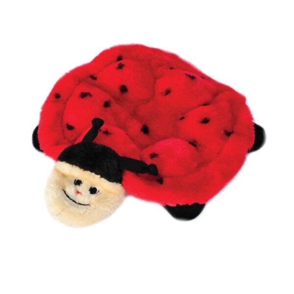 Zippy Paws Squeakie Crawlers Betsey The LadyBug Plush Dog Squeaker Toy