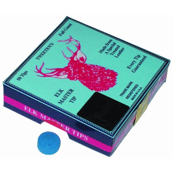 Elk Master Cue Tip 12mm 1 x Glue on Type Pool Snooker Billiard