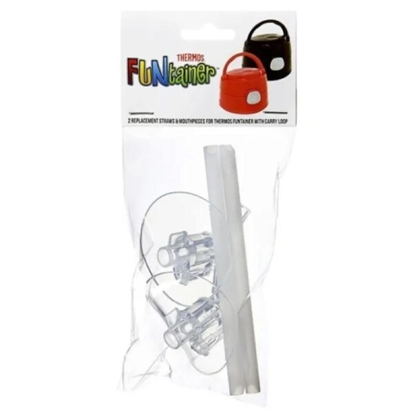 Thermos Funtainer Replacement Mouthpieces & Straws (For 355ml Drink Bottle with Carry Loop)