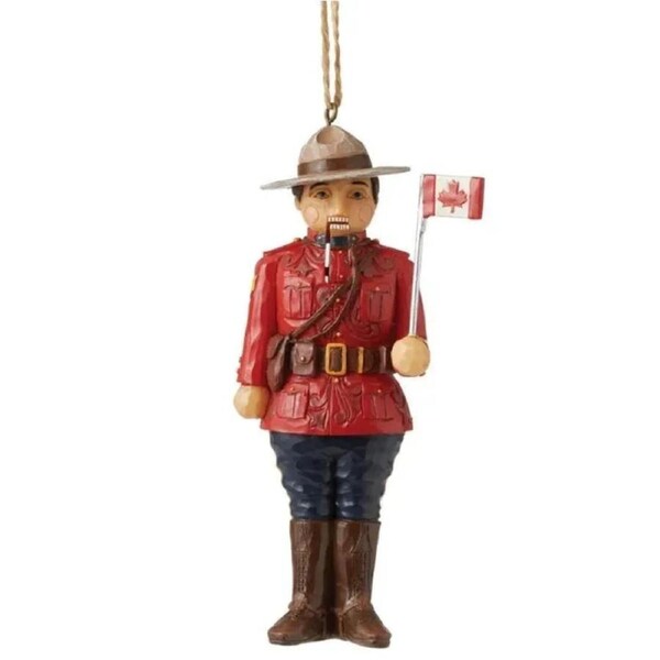 Jim Shore Heartwood Creek Christmas Around The World - Canadian Mountie Nutcracker